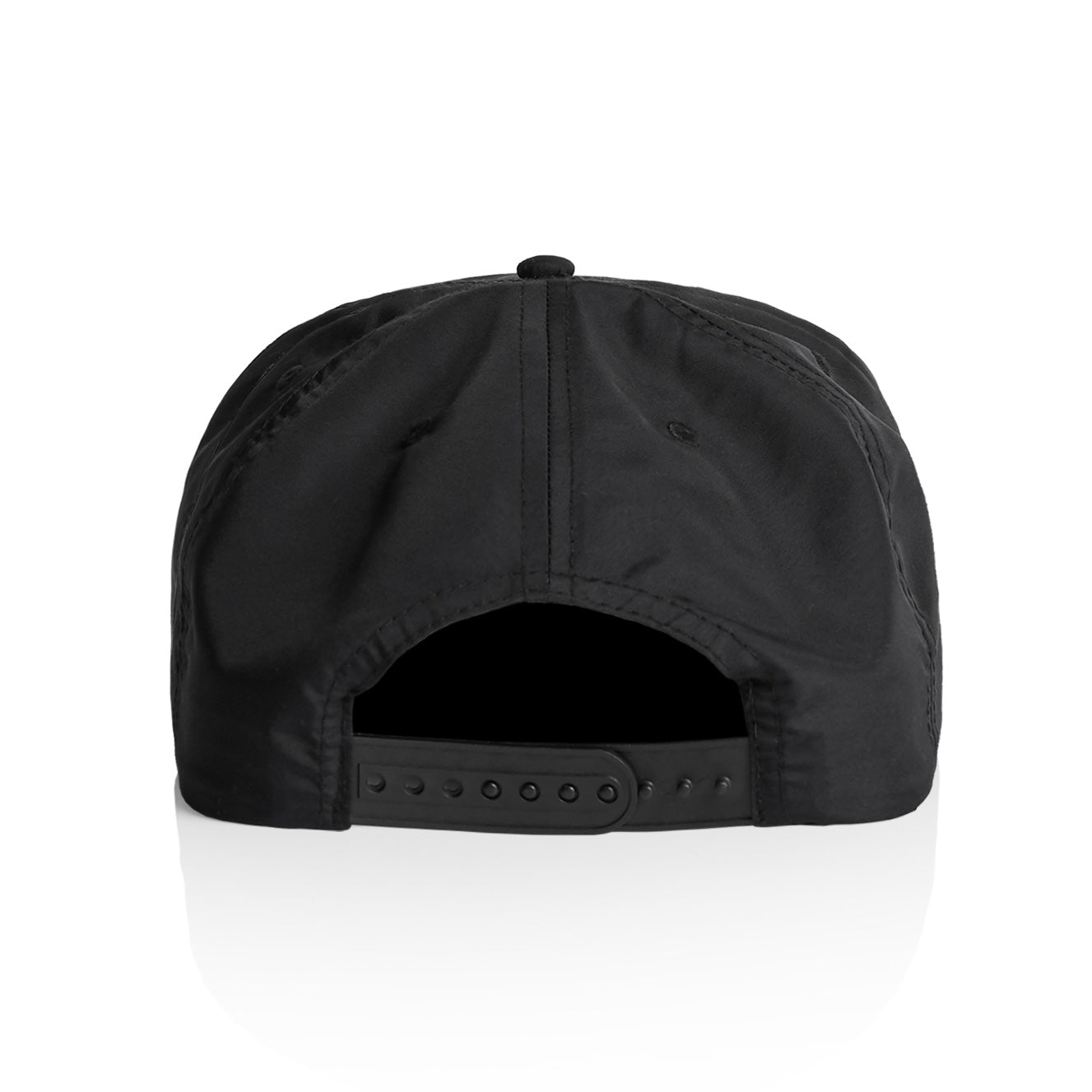 Rubber Circle Badge Hat Nylon