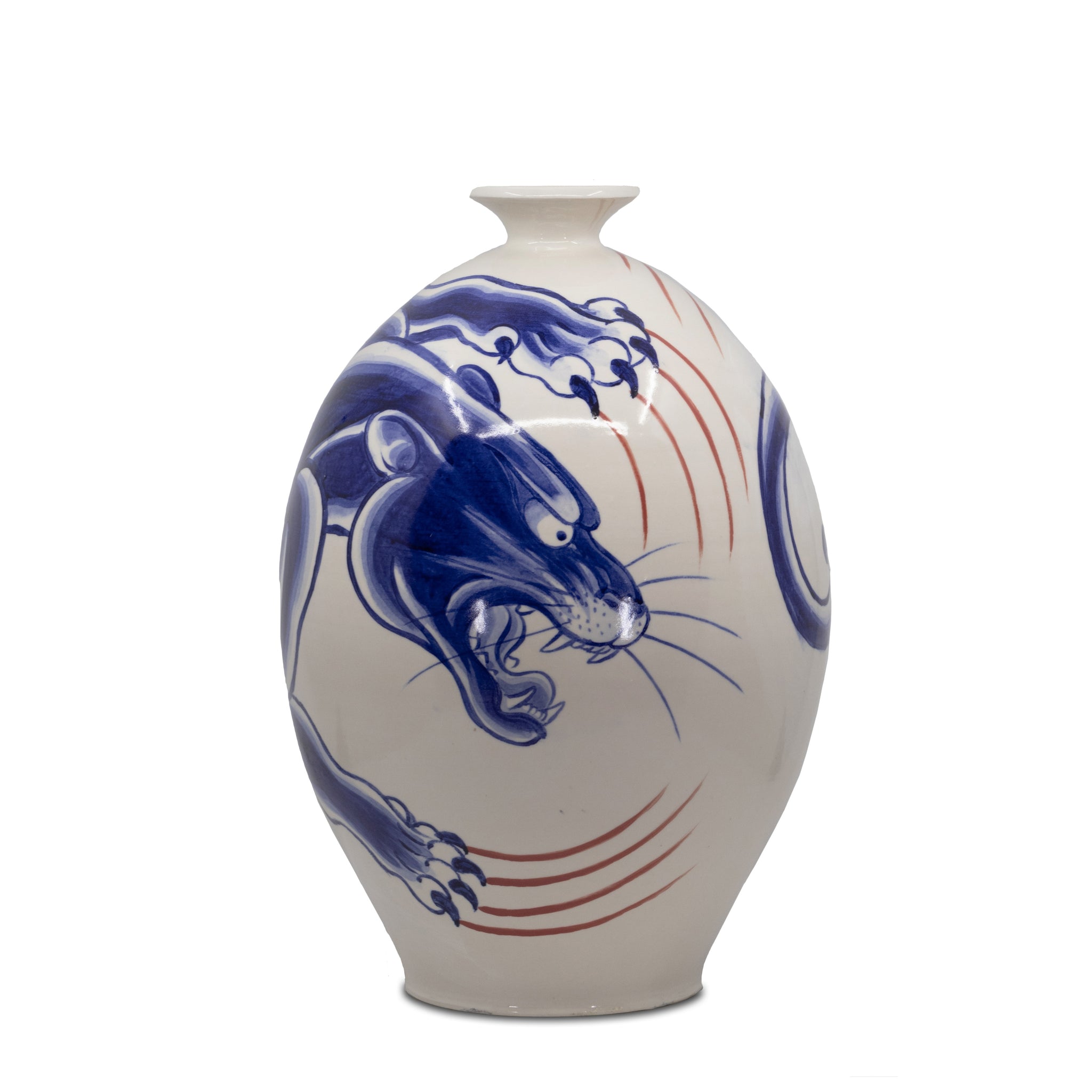 Big Scratch Porcelain Vase