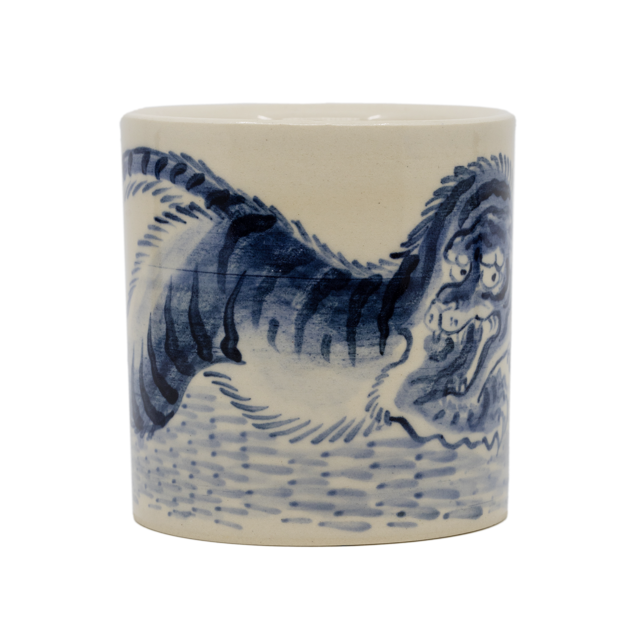 Tiger White Porcelain Cup