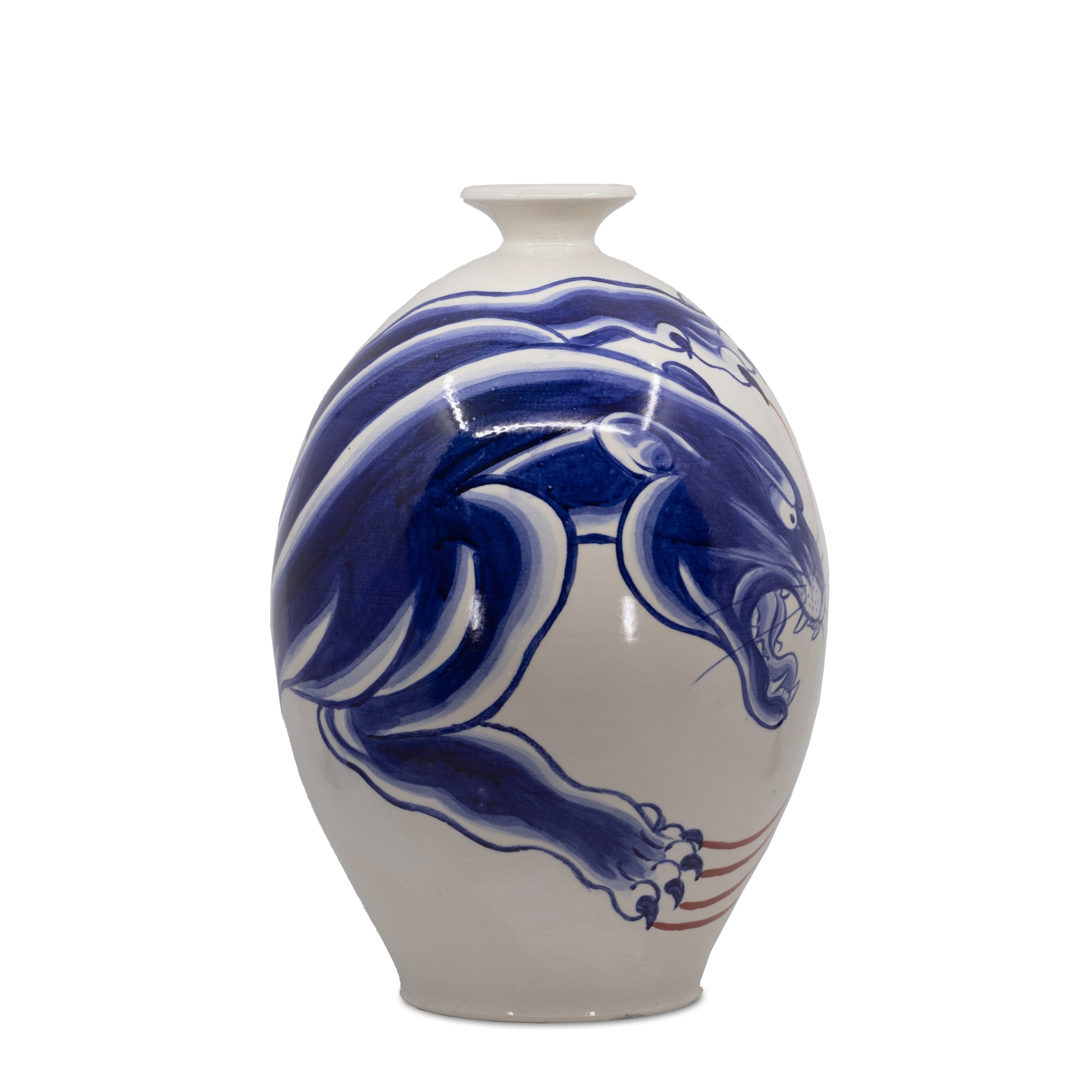Big Scratch Porcelain Vase