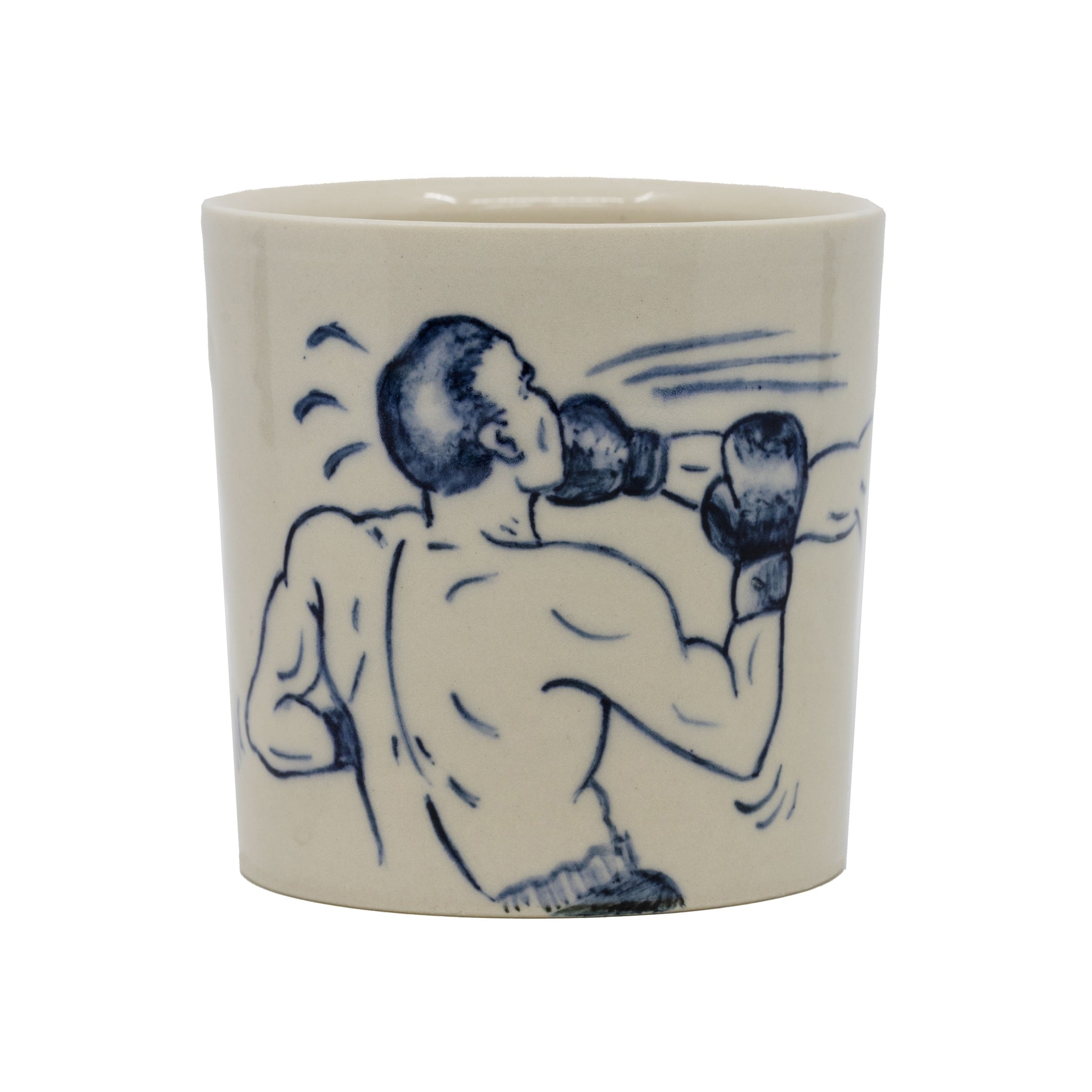 Boxer Cup White Porcelain