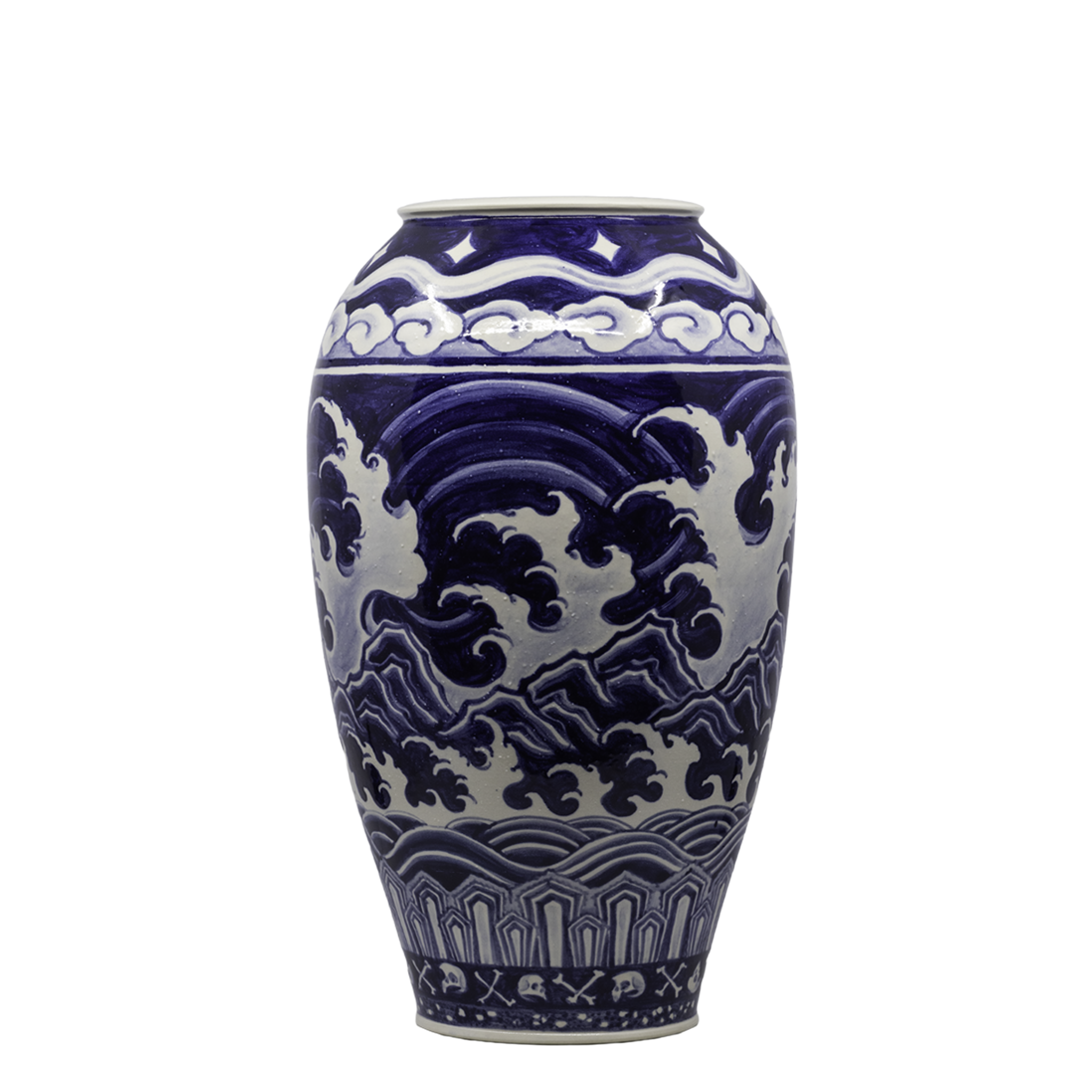 Layered Off Porcelain Vase
