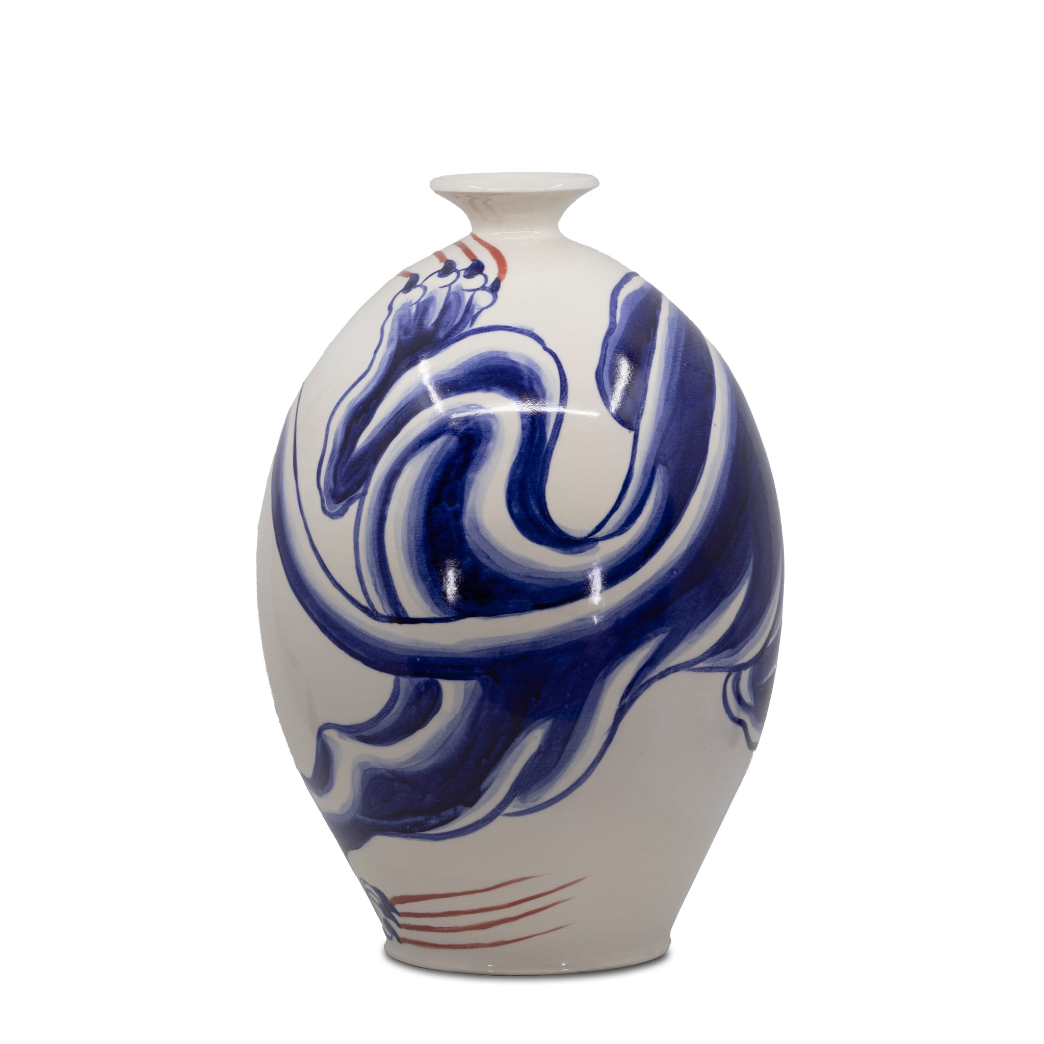 Big Scratch Porcelain Vase
