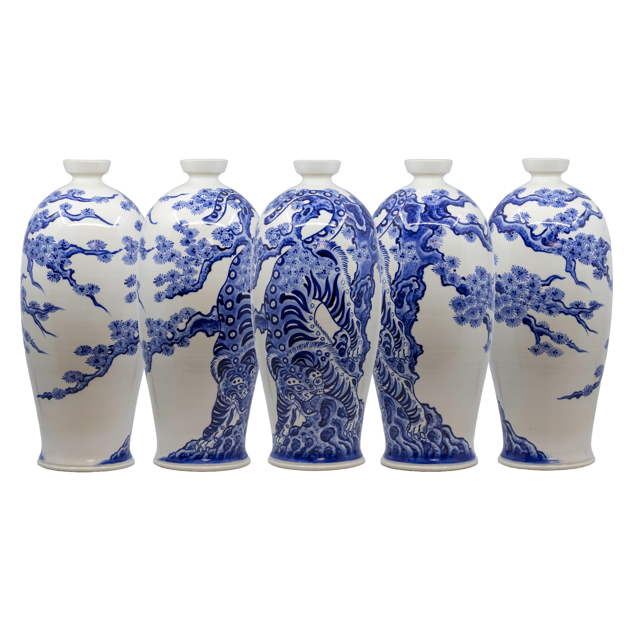 In the Pine Porcelain Vase
