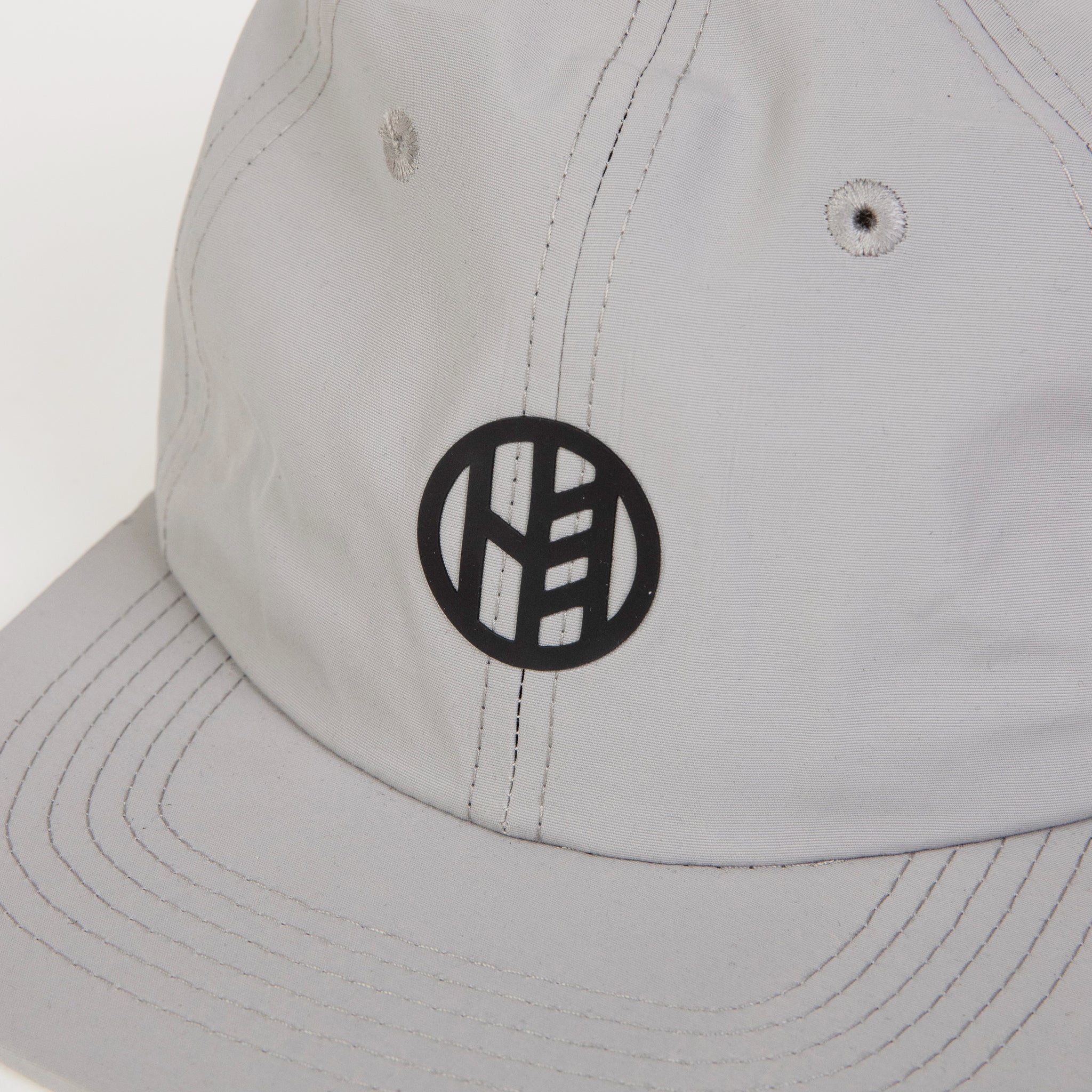 Circle Badge Grey Hat