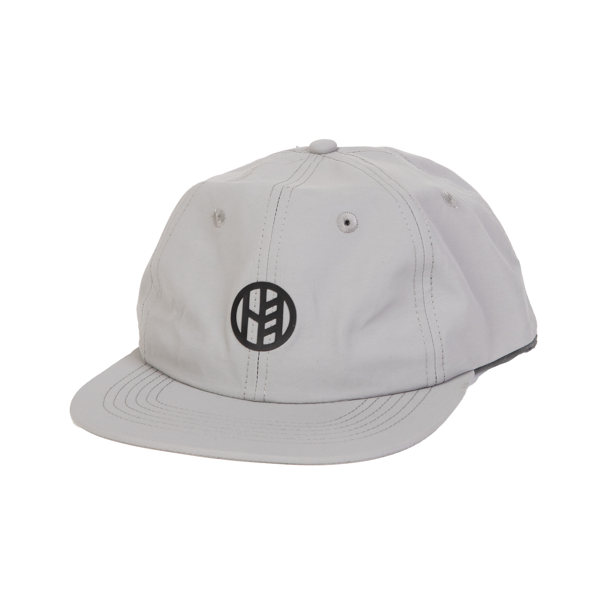 Circle Badge Grey Hat